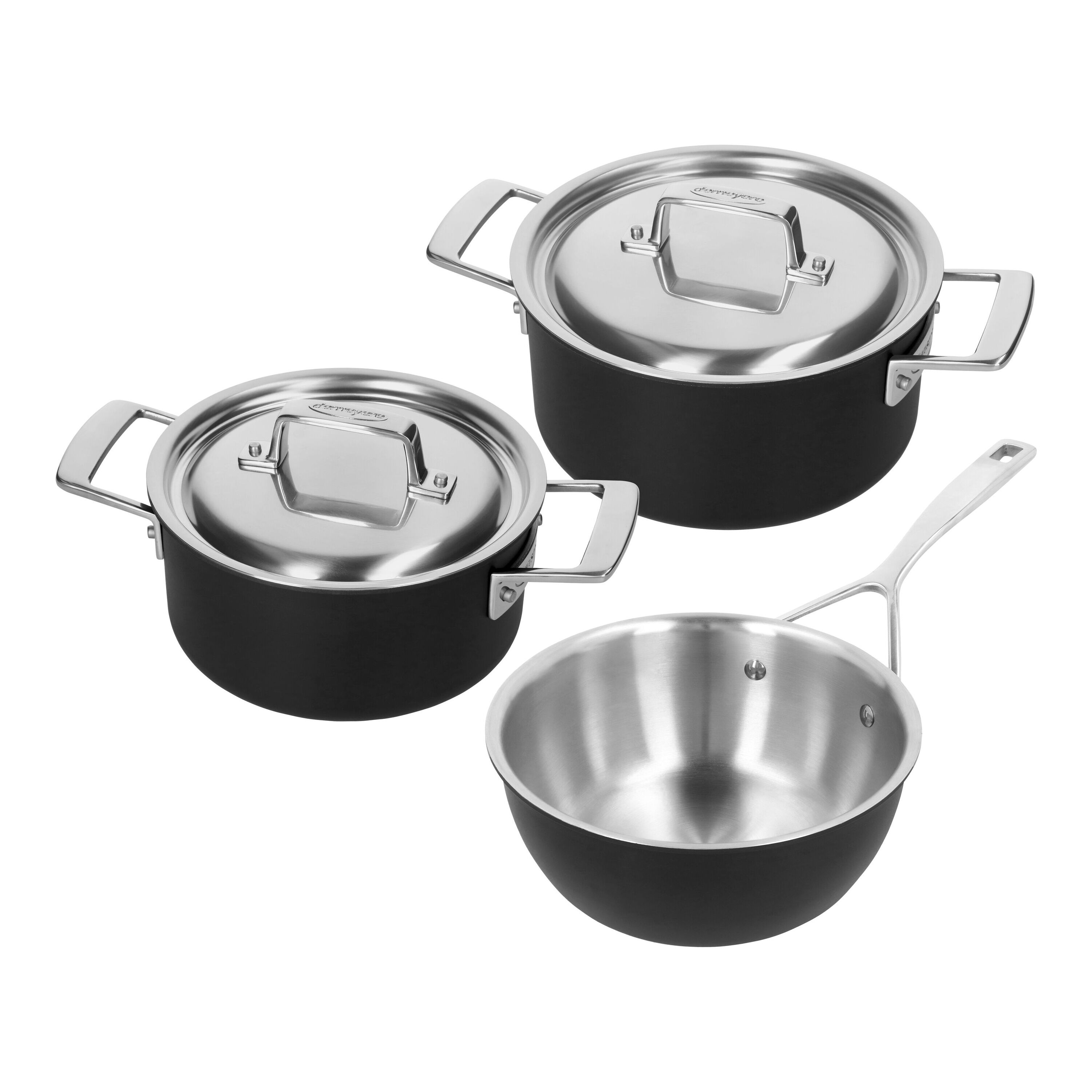 Potten- en pannenset, 3-delig